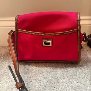 Dooney & Bourke vinyl hot pink bag
